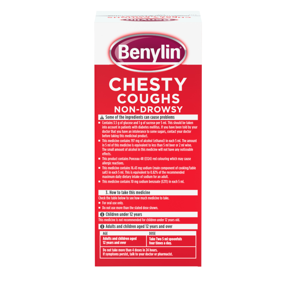 Benylin Chesty Coughs Non-Drowsy - 150ml