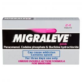 Migraleve Pink (Codeine/Paracetamol) - 24 Tablets product image - Fusion Pharmacy UK