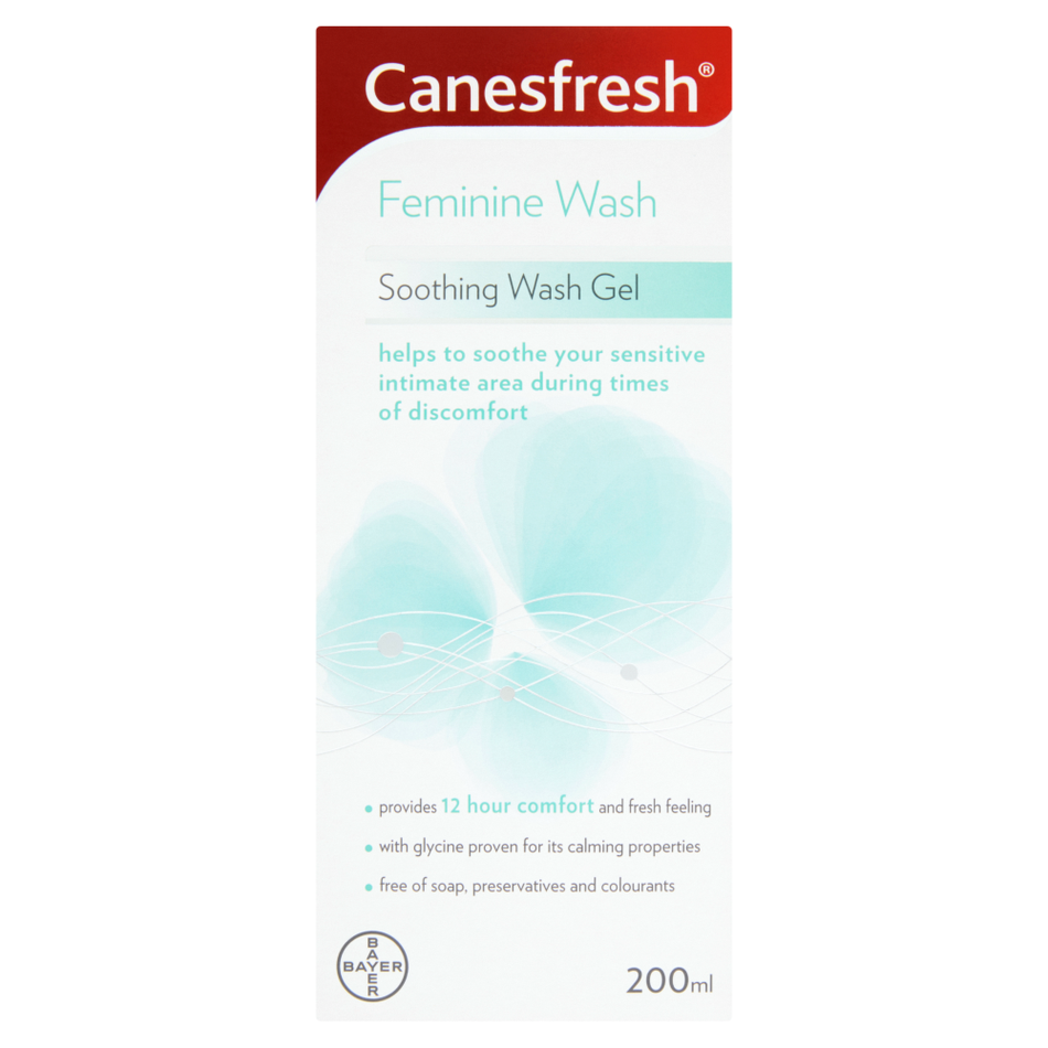 Canesfresh Feminine Wash Soothing Wash Gel - 200ml product image - Fusion Pharmacy UK