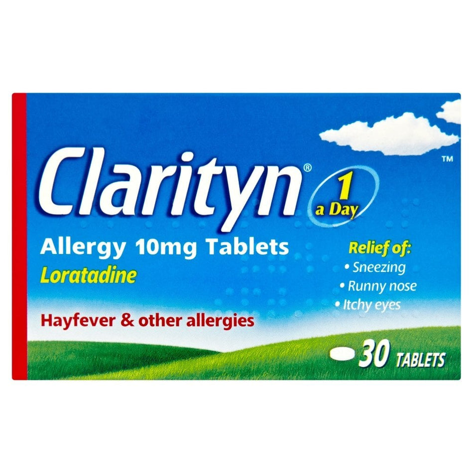 Clarityn Allergy 10mg - 30 Tablets product image - Fusion Pharmacy UK