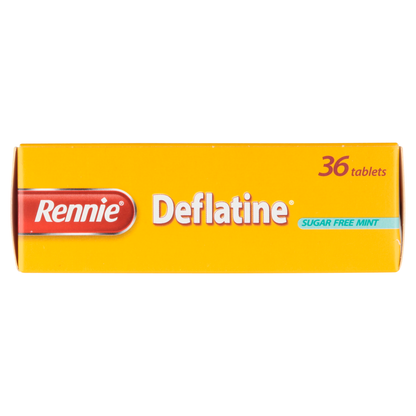 Rennie Deflatine Sugar Free Mint - 36 Tablets