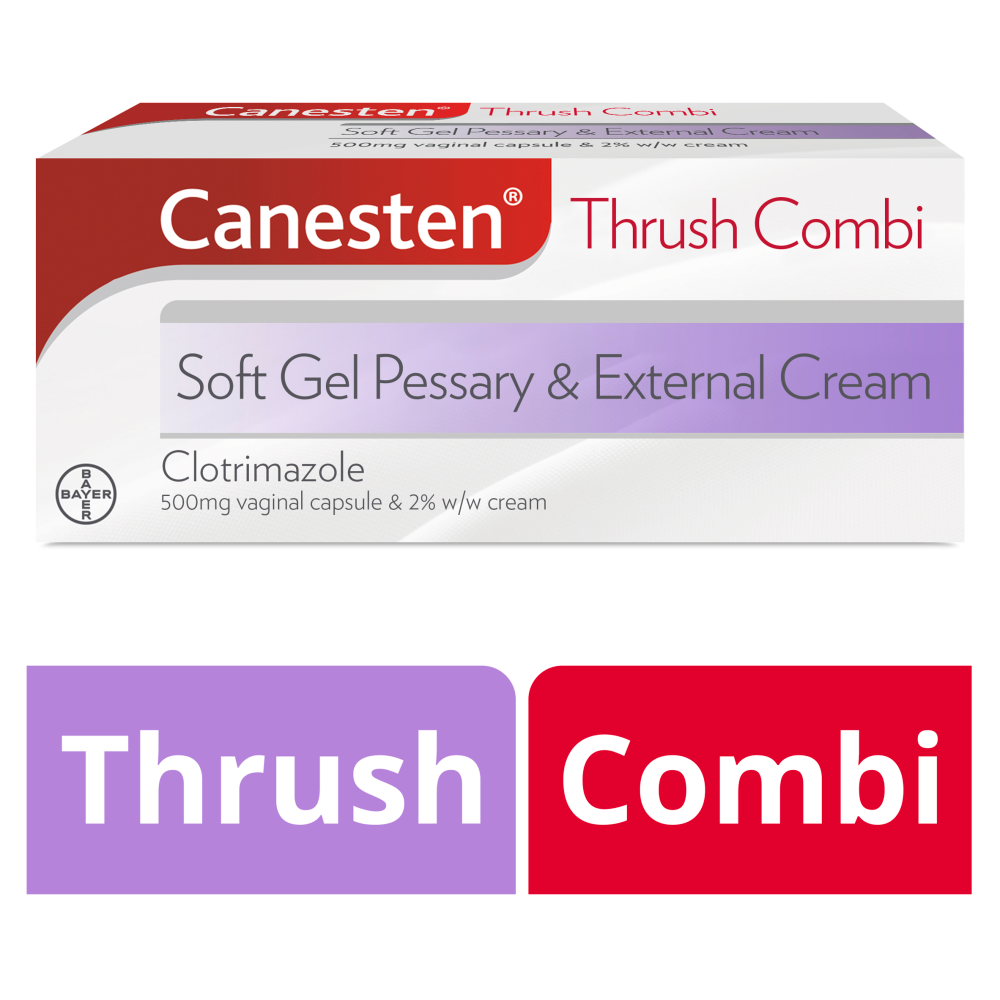 Canesten Thrush Soft Gel Pessary And External Cream Combi