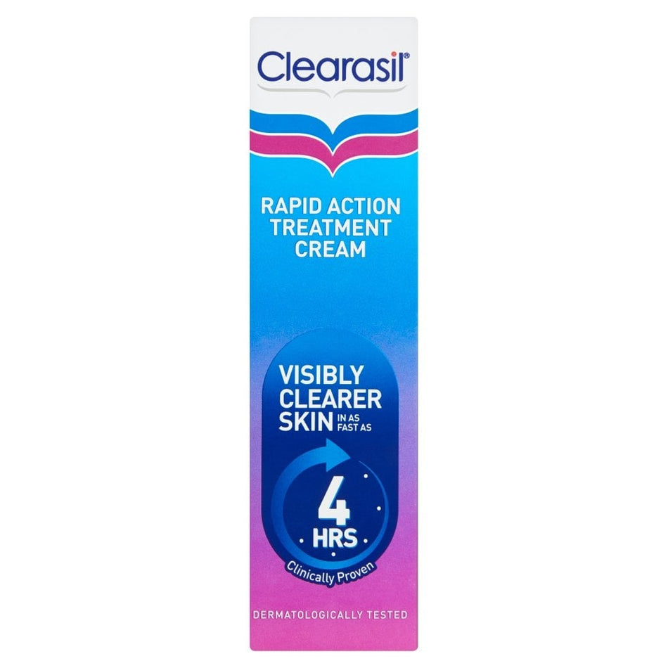Clearasil Rapid Action Treatment Cream - 25ml product image - Fusion Pharmacy UK