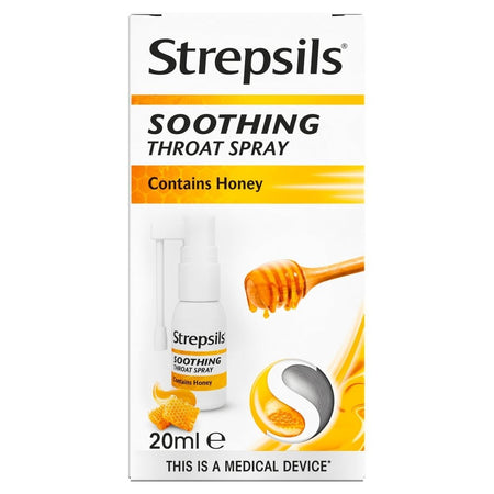 Strepsils Soothing Throat Spray Honey - 20ml product image - Fusion Pharmacy UK