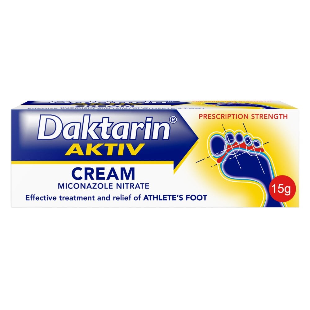 Daktarin Aktiv (Miconazole) Cream - 15g