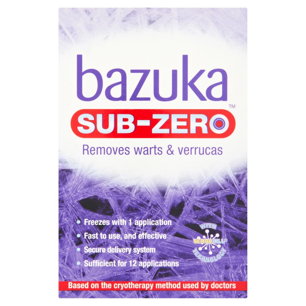 Bazuka Sub-Zero Freeze Verucca & Wart Removal Treatment - 50ml