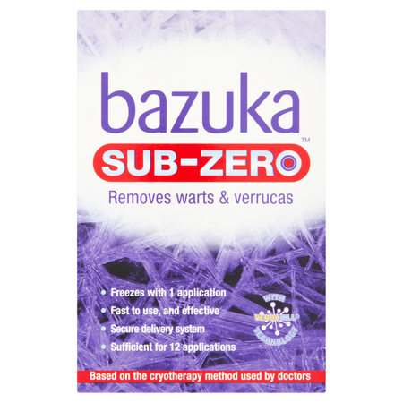 Bazuka Sub-Zero Freeze Verucca & Wart Removal Treatment - 50ml