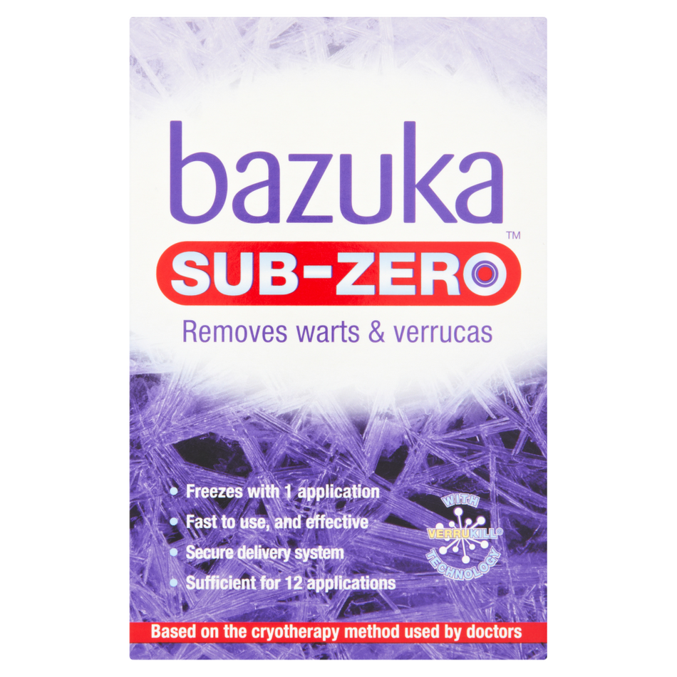 Bazuka Sub-Zero Freeze Verucca & Wart Removal Treatment - 50ml