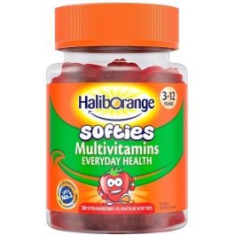 Haliborange Kids Multivitamins - 30 Strawberry Softies product image - Fusion Pharmacy UK