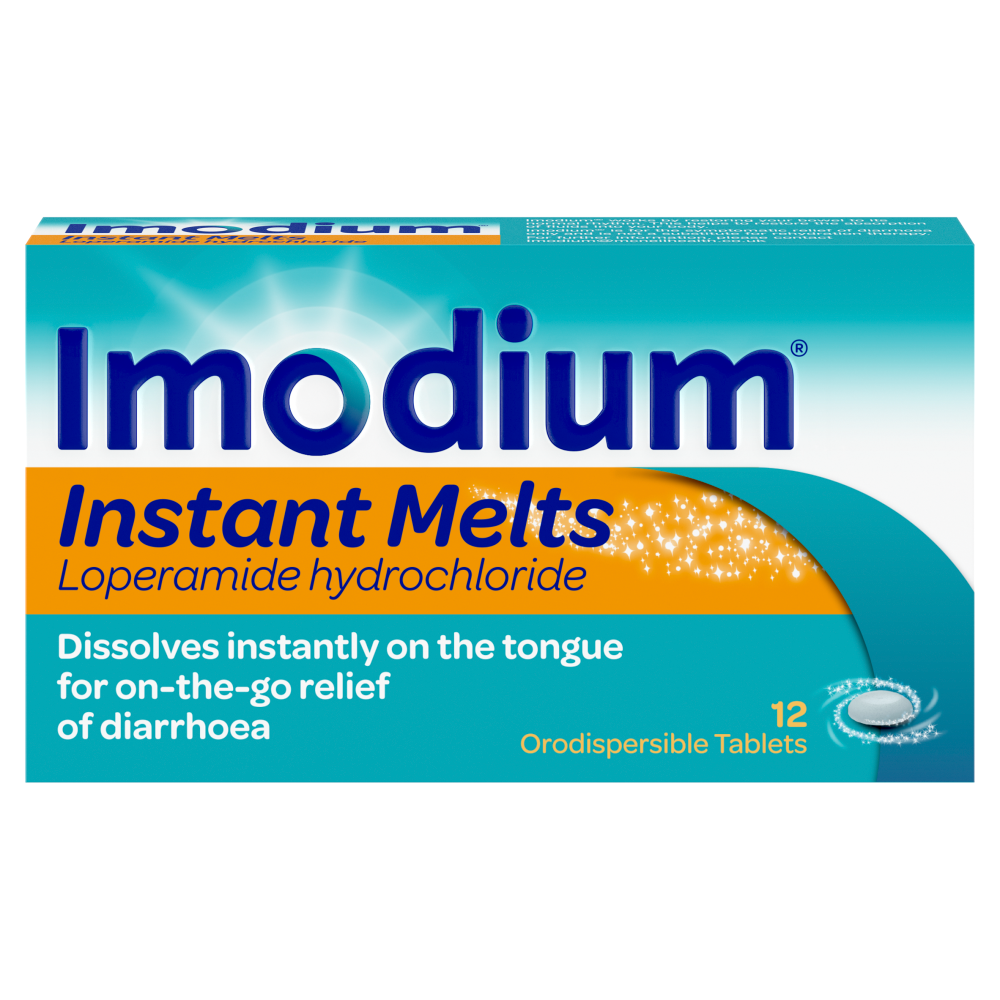 Imodium Instants Melts - 12 Tablets product image - Fusion Pharmacy UK