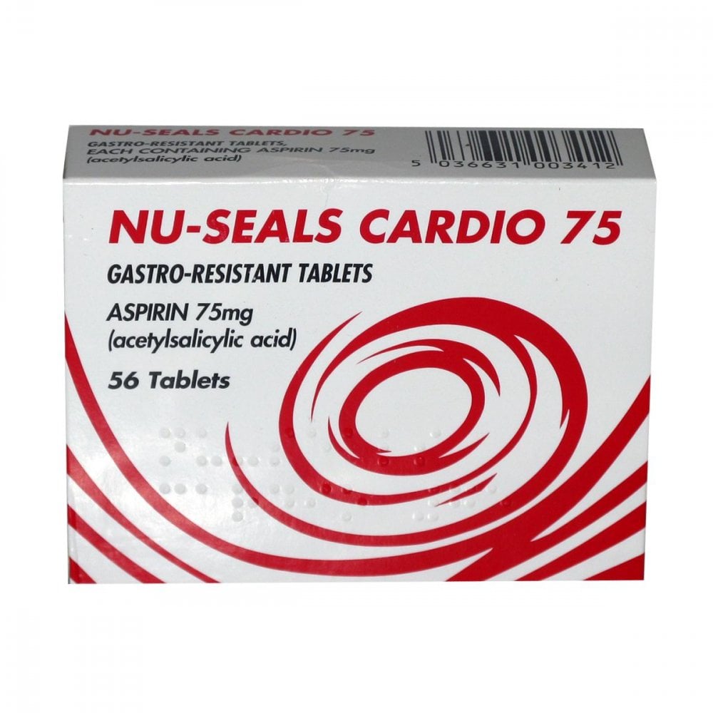 Nu-Seals Cardio 75 - 56 Tablets product image - Fusion Pharmacy UK