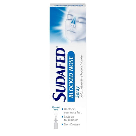 Sudafed Blocked Nose Nasal Spray - 15ml product image - Fusion Pharmacy UK