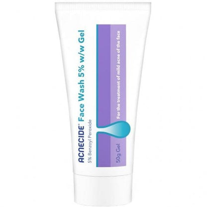 Acnecide Face Wash Spot Treatment with 5% Benzoyl Peroxide - 50g