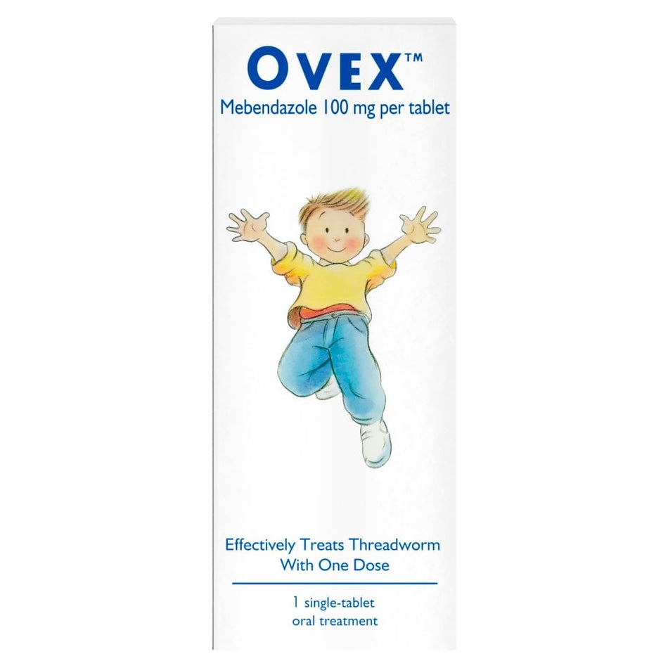 Ovex - 1 Threadworm Treatment Tablet product image - Fusion Pharmacy UK