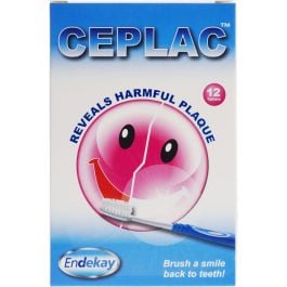 Ceplac Dental Disclosing Tablets - 12 product image - Fusion Pharmacy UK
