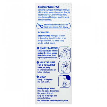 Becodefence Allergy Defence Plus Nasal Spray - 20ml