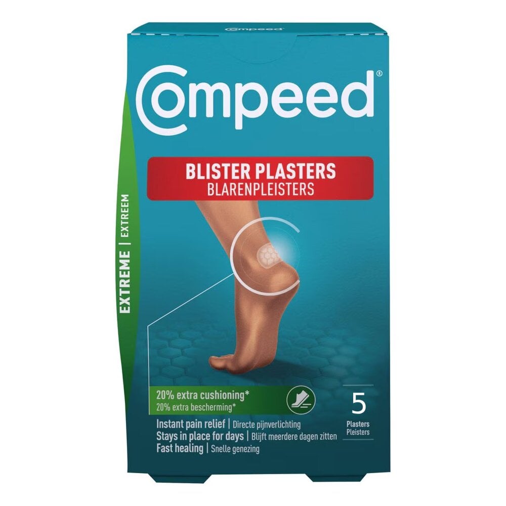 Compeed Extreme Blister - 5 Plasters product image - Fusion Pharmacy UK