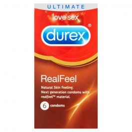 Durex Real Feel - 6 Condoms product image - Fusion Pharmacy UK