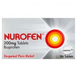 Nurofen 200mg Tablets - 96 Tablets product image - Fusion Pharmacy UK