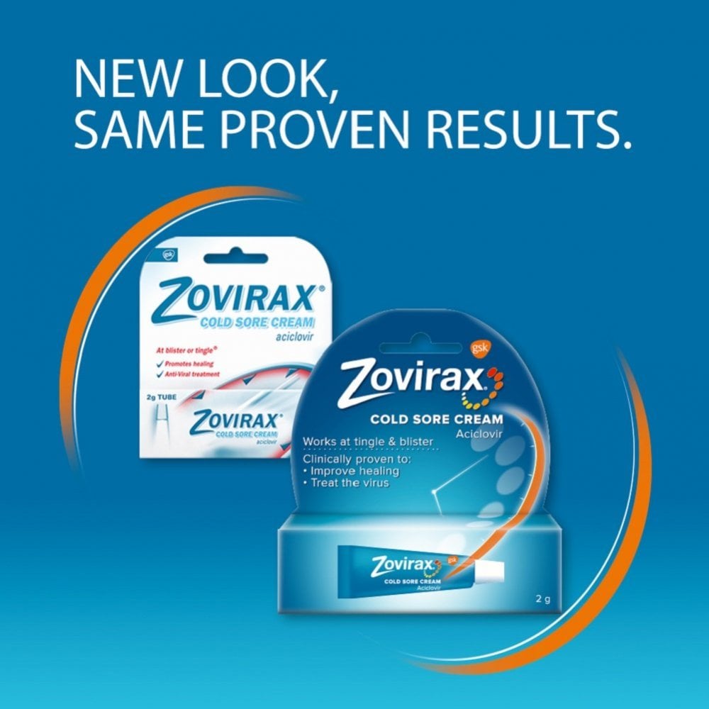 Zovirax Cold Sore Cream Pump - 2g