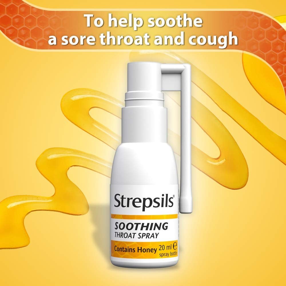 Strepsils Soothing Throat Spray Honey - 20ml