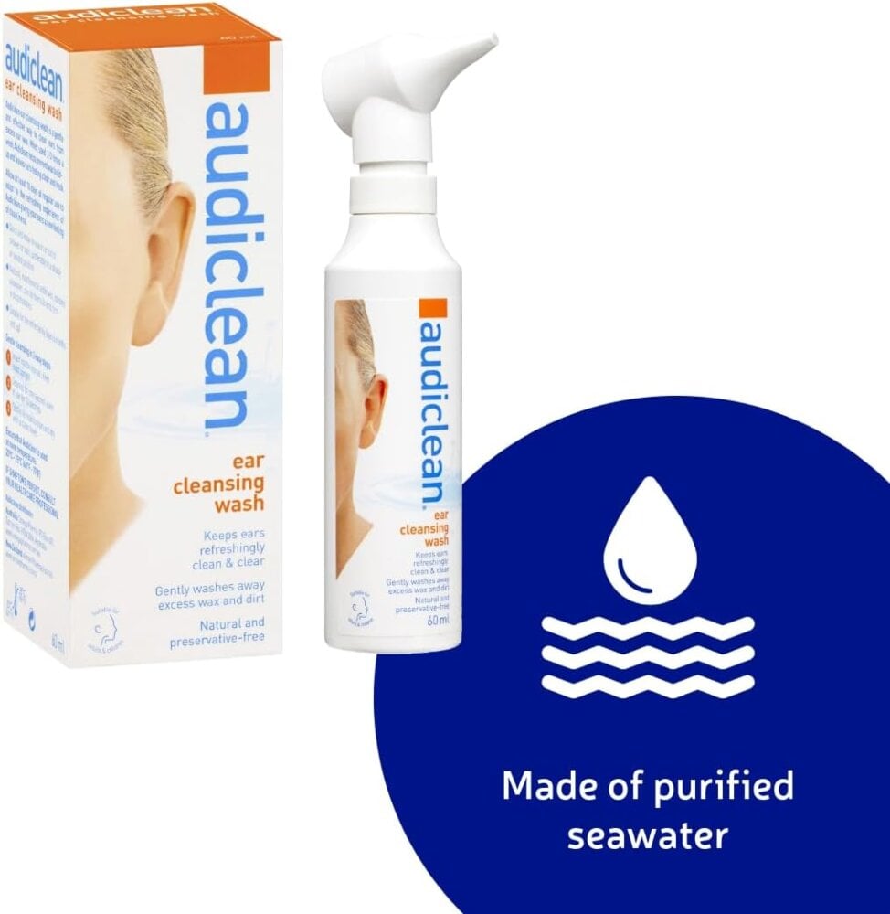 Audiclean Ear Cleansing Wash - 115ml
