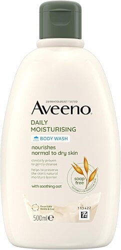 Aveeno Daily Moisturising Body Wash - 500ml product image - Fusion Pharmacy UK
