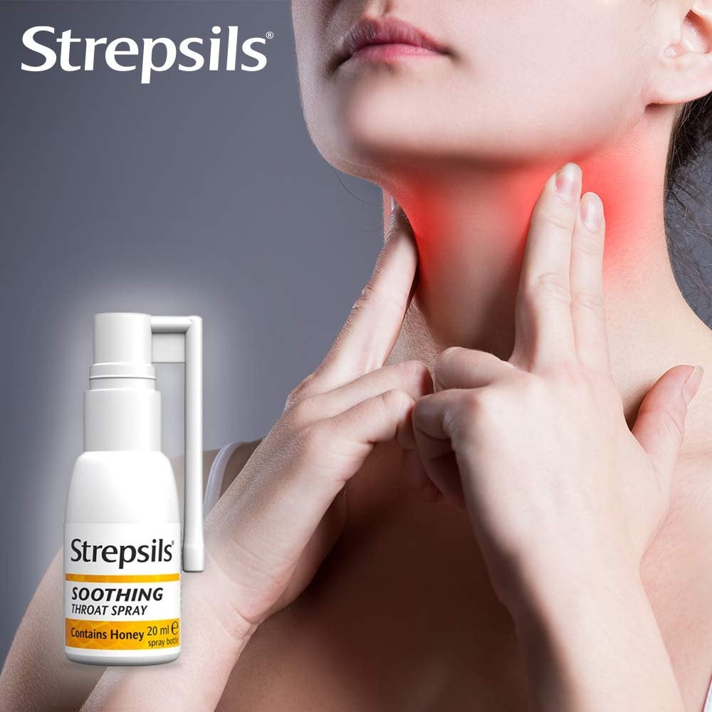 Strepsils Soothing Throat Spray Honey - 20ml