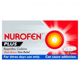 Nurofen Plus (12.8mg/200mg) - 32 Tablets product image - Fusion Pharmacy UK