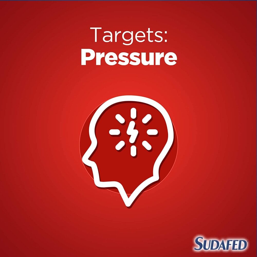 Sudafed Congestion and Headache Relief Max Strength - 16 Capsules