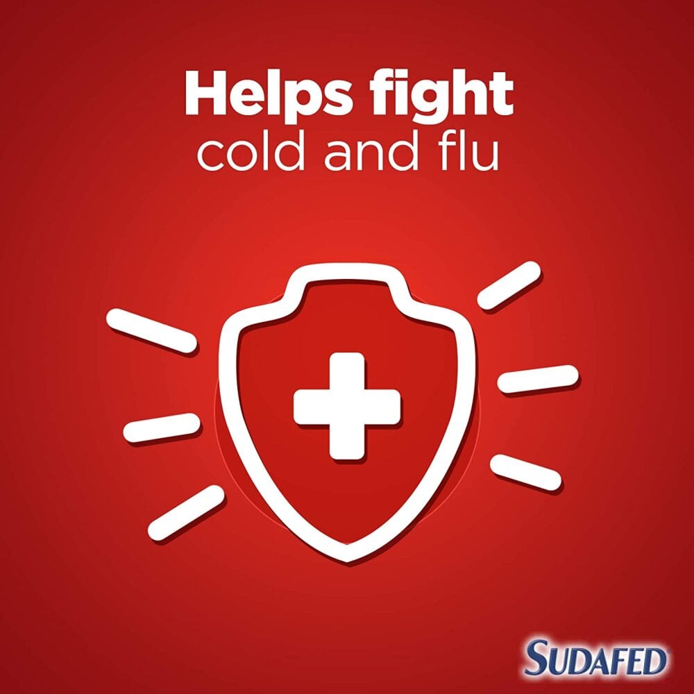 Sudafed Mucus Relief Triple Action Cold & Flu - 16 Tablets