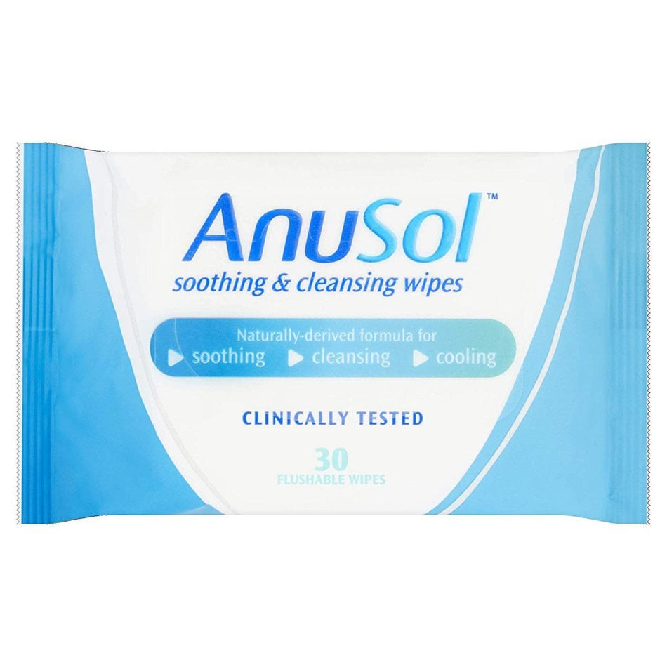 Anusol Soothing & Cleansing Wipes - 30 Wipes product image - Fusion Pharmacy UK