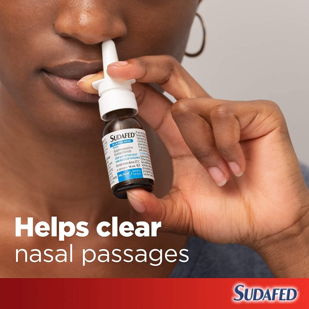 Sudafed Blocked Nose Nasal Spray - 15ml