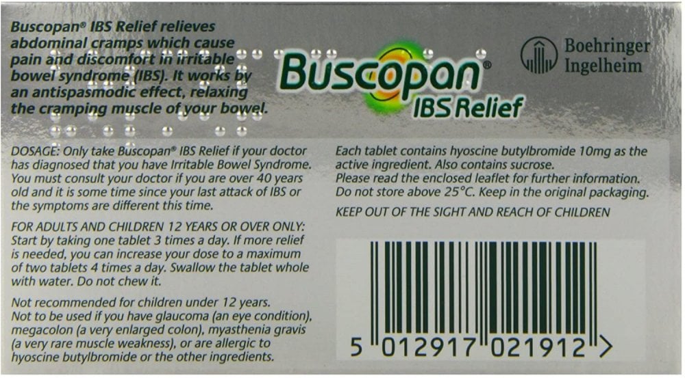 Buscopan IBS Relief - 20 Tablets