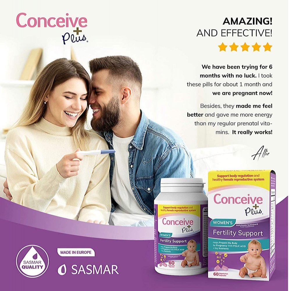 Conceive Plus Women's Fertility Support - 60 Capsules