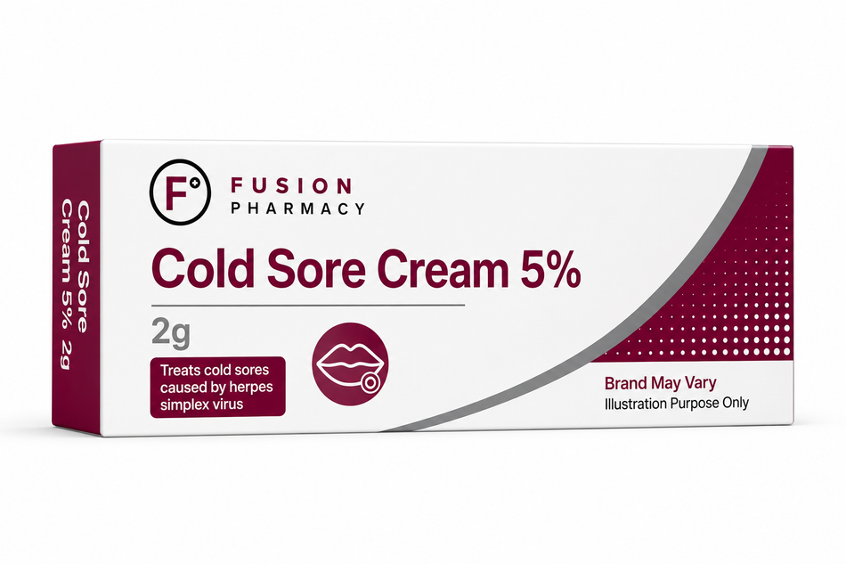 Aciclovir Cold Sore Cream 5% - 2g