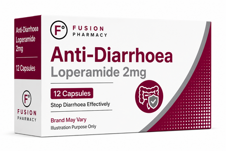 Anti-Diarrhoea Loperamide 2mg - 12 Capsules