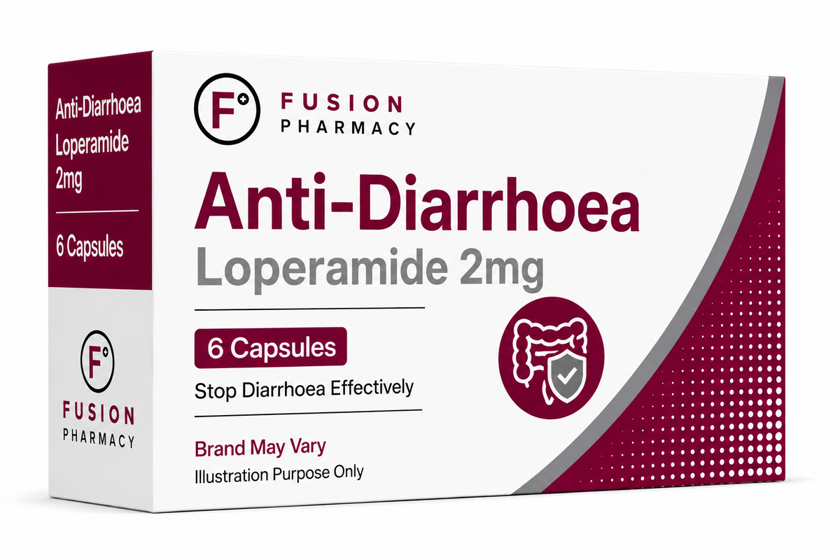 Anti-Diarrhoea Loperamide 2mg - 6 Capsules