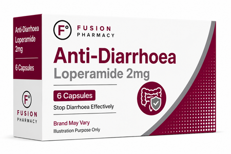 Anti-Diarrhoea Loperamide 2mg - 6 Capsules
