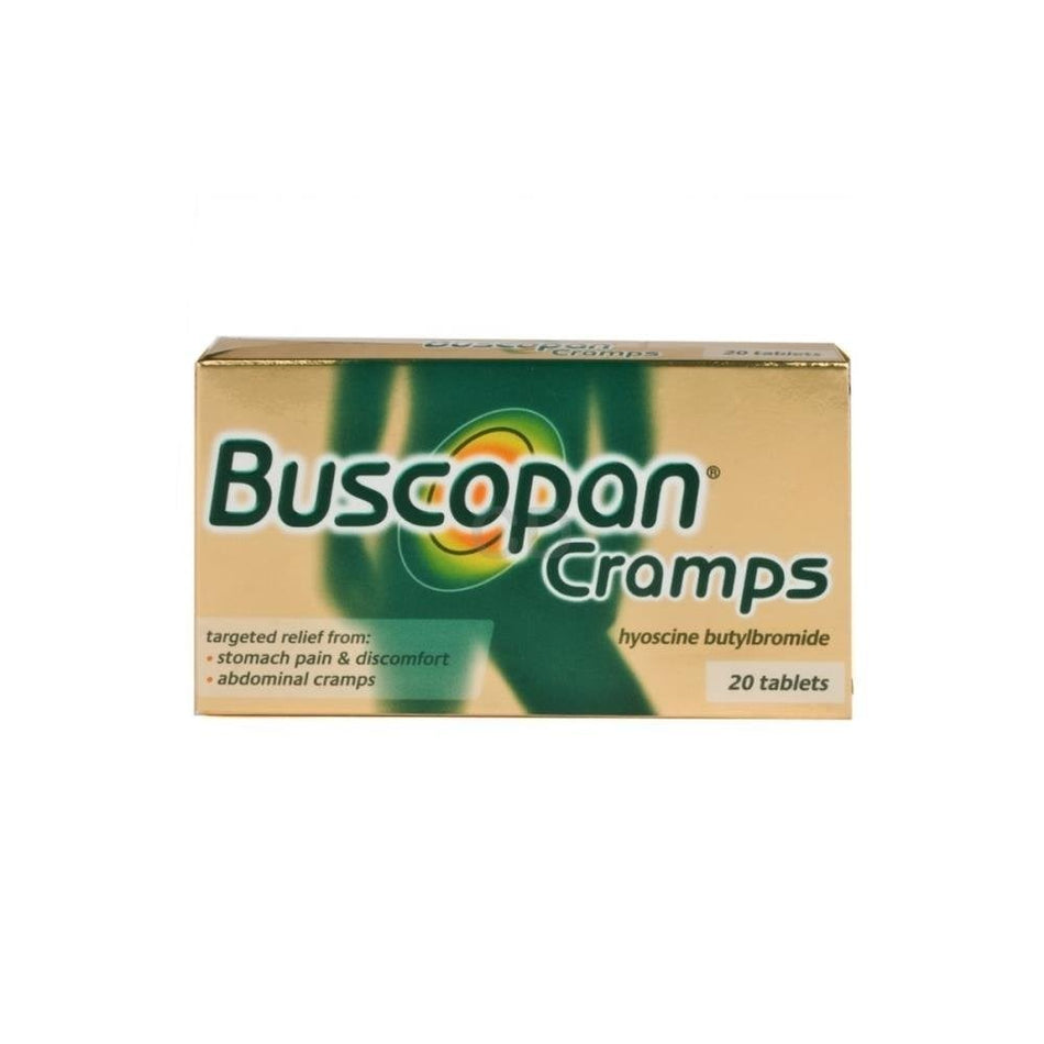 Buscopan Cramps - 20 Tablets product image - Fusion Pharmacy UK