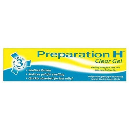 Preparation H Clear Gel - 50g product image - Fusion Pharmacy UK