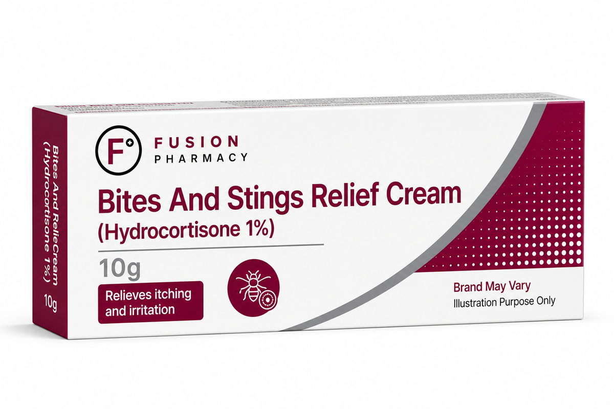 Bites And Stings Relief Cream (Hydrocortisone 1%) - 10g