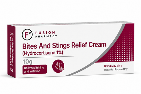 Bites And Stings Relief Cream (Hydrocortisone 1%) - 10g