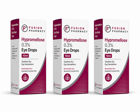 Hypromellose 0.3% Eye Drops - 10ml - 3 Packs