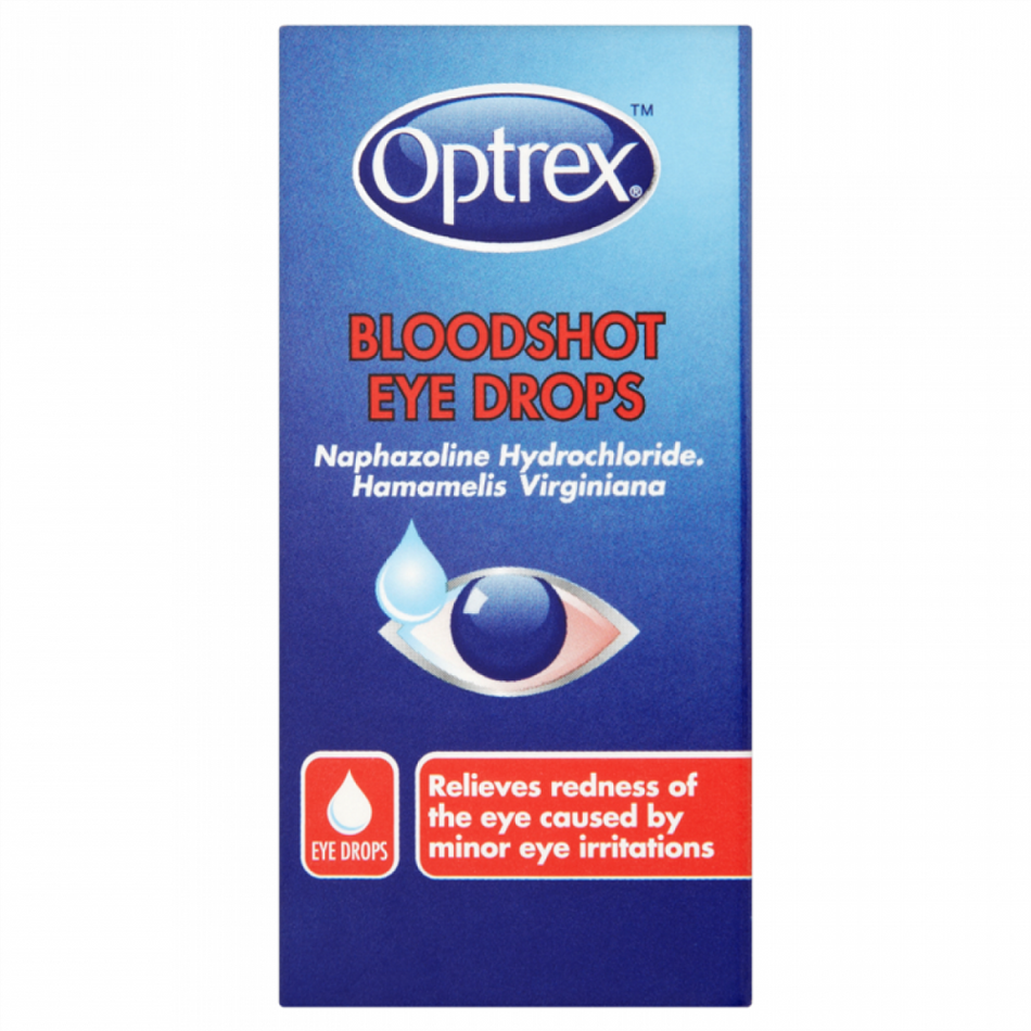 Optrex Bloodshot Eye Drops - 10ml product image - Fusion Pharmacy UK