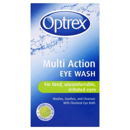 Optrex Multi Action Eye Wash - 100ml product image - Fusion Pharmacy UK