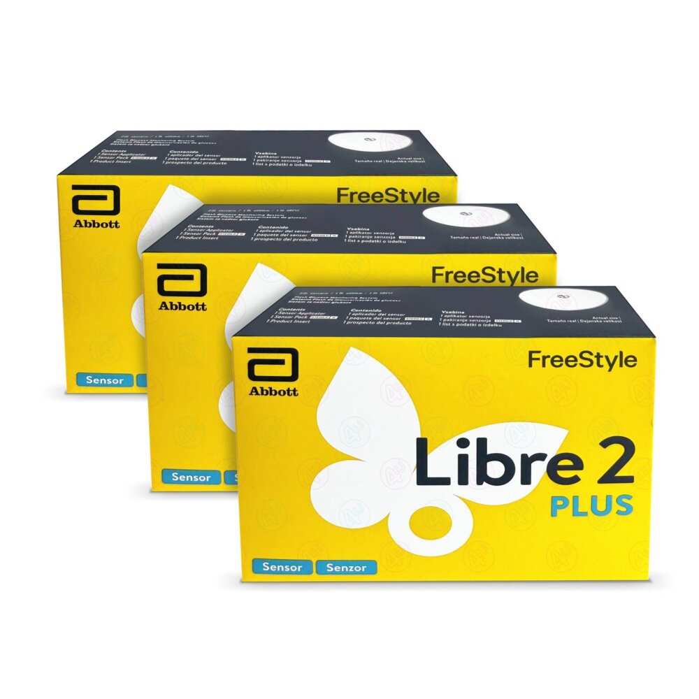 FreeStyle Libre 2 PLUS Sensor - 3 Packs