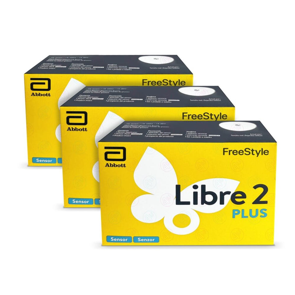 FreeStyle Libre 2 PLUS Sensor - 3 Packs