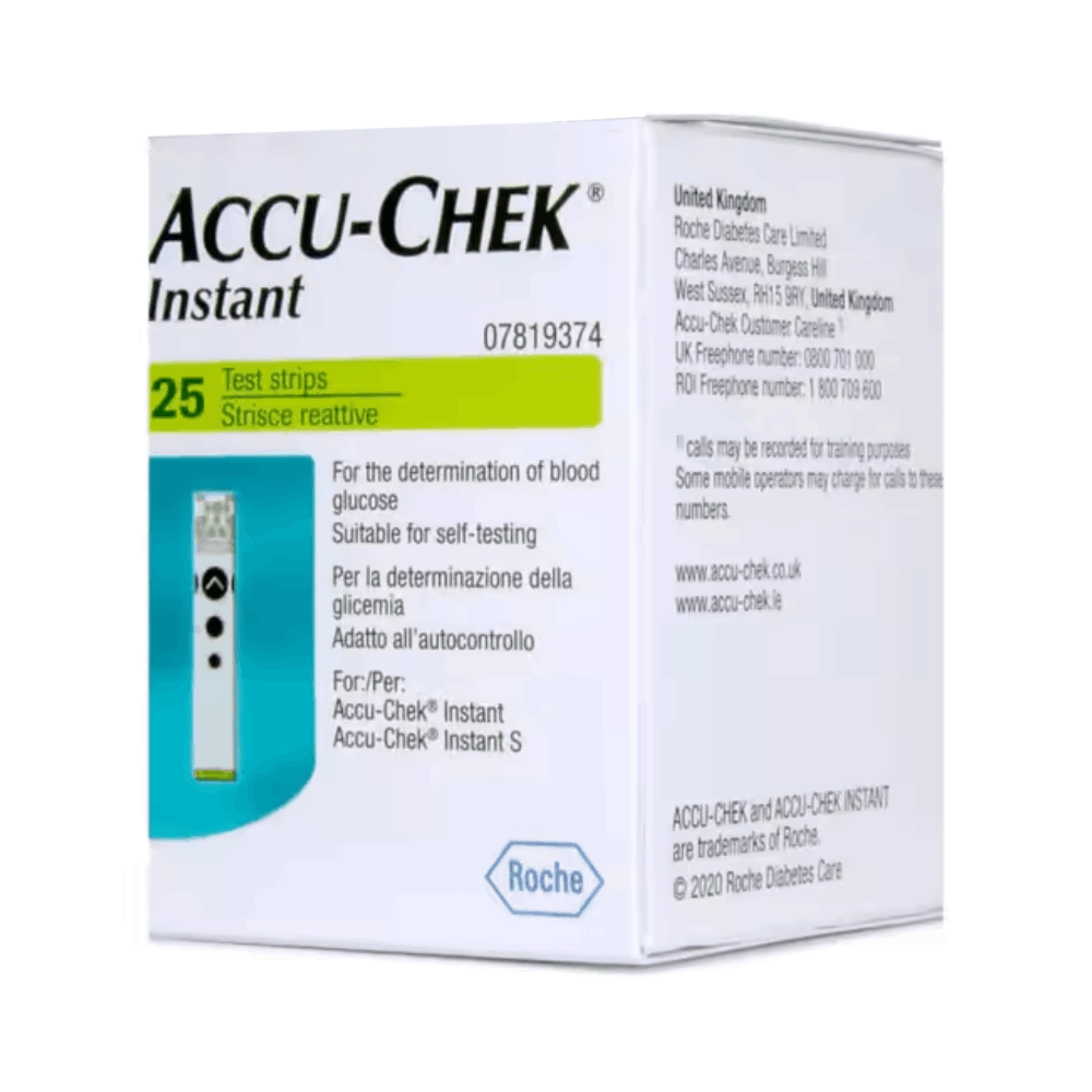 Accu-Chek Instant Test Strips - 25 Testing Strips