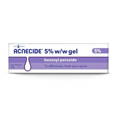 Acnecide 5% Gel Benzoyl Peroxide - 30g product image - Fusion Pharmacy UK